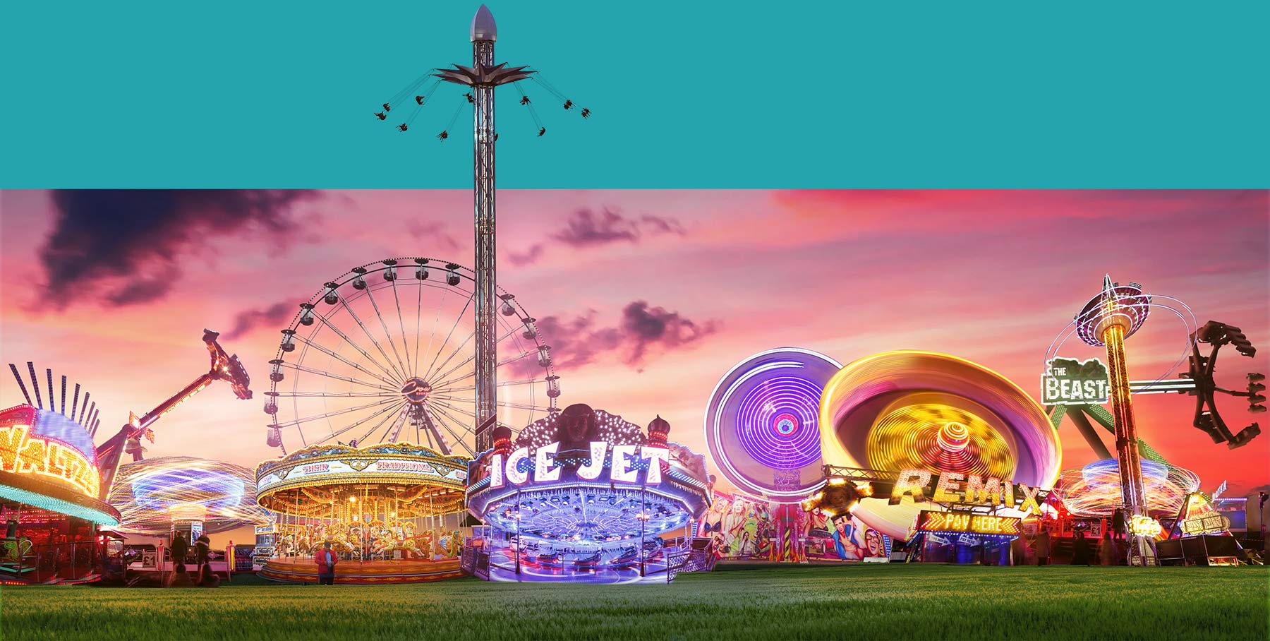 All Rides And Attractions At The Hoppings